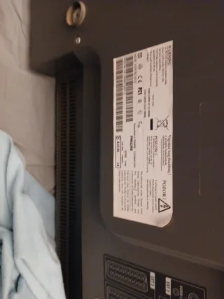 Televisión Philips Negra