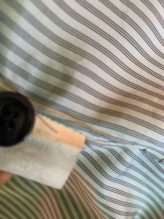 Traje chaqueta larga azul