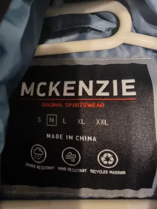 Chaqueta McKenzie Hombre Azul y Blanco