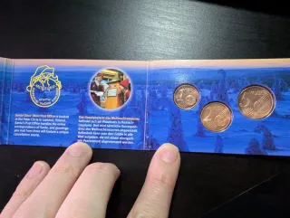 Finlandia Set Regalo Navidad Euro Cents