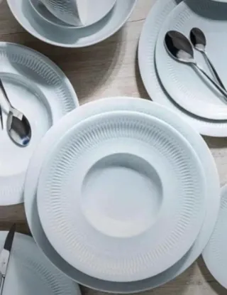 6 Pratos Fundos Vista Alegre Utopia