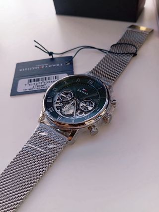 Relógio Tommy Hilfiger Verde Prata