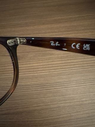 Monturas Gafas Ray-Ban Marrón Carey y Azul.