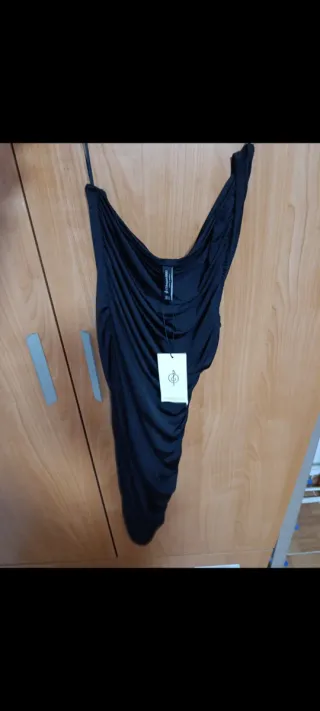 Vestido Stradivarius Negro Talla M