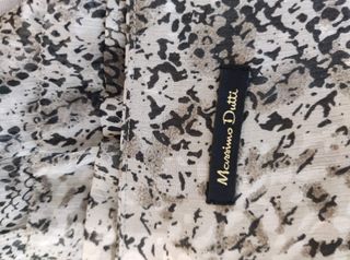 Falda mini Massimo Dutti estampado animal