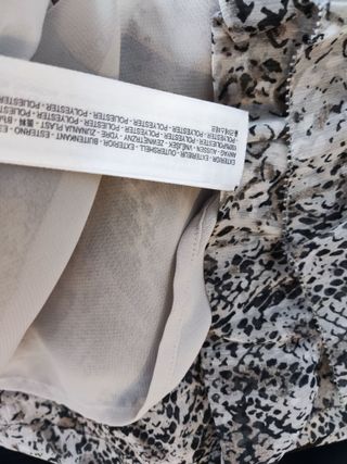 Falda mini Massimo Dutti estampado animal