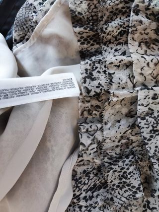 Falda mini Massimo Dutti estampado animal