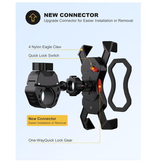 Supporto Telefono Moto Bici Regolabile