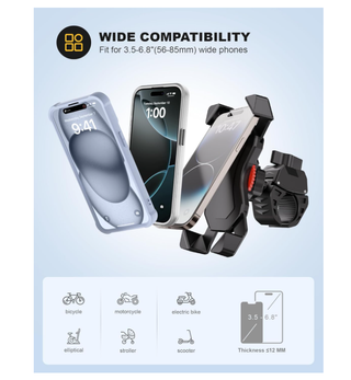Supporto Telefono Moto Bici Regolabile