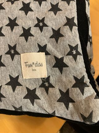 Saco capazo cochecito bebé estrellas