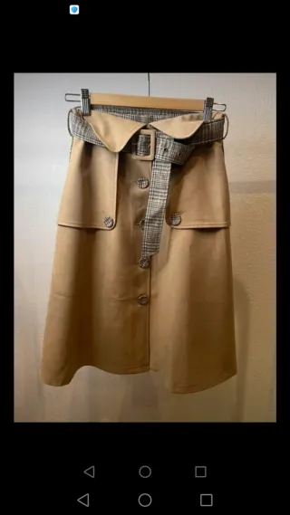 Falda gabardina de botique