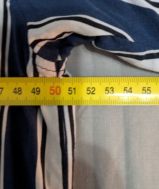 Camisa Bershka Rayas Azul y Blanco