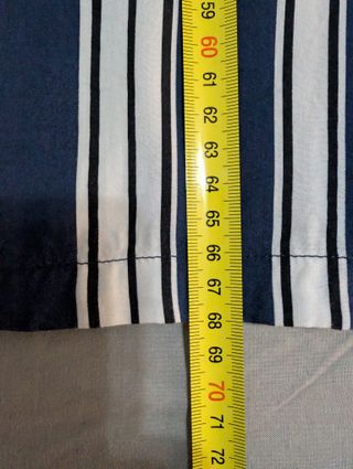 Camisa Bershka Rayas Azul y Blanco