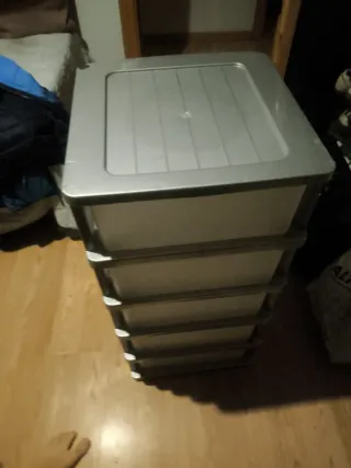 Cajonera gris 5 cajones