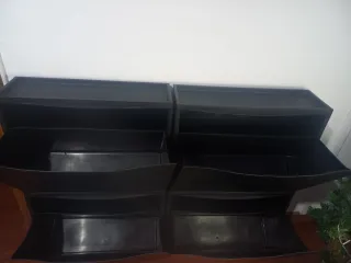 4 Zapateros negros Ikea