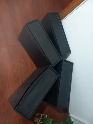 4 Zapateros negros Ikea