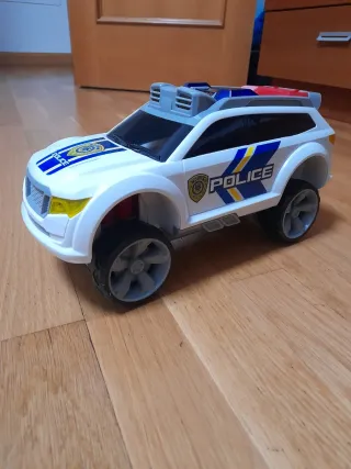 Coche Policía Juguete Blanco