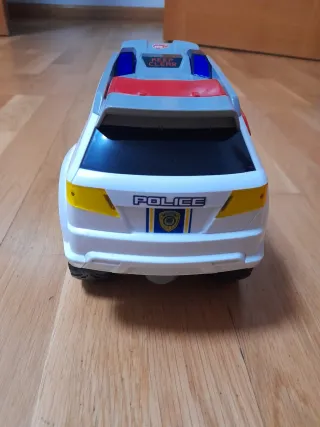 Coche Policía Juguete Blanco
