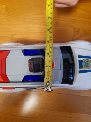 Coche Policía Juguete Blanco