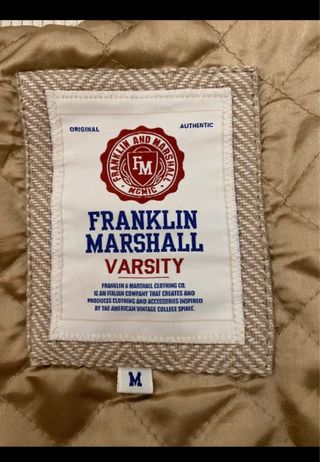 Chaqueta Varsity Franklin & Marshall Beige