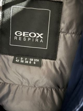 Cappotto donna Geox blu