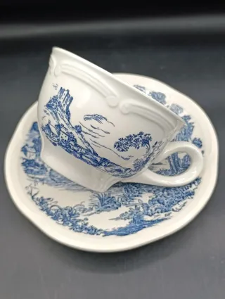 Taza desayuno loza francesa Gien