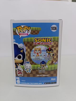 Funko Pop! Sonic 1036 Flocked con Hero Chao