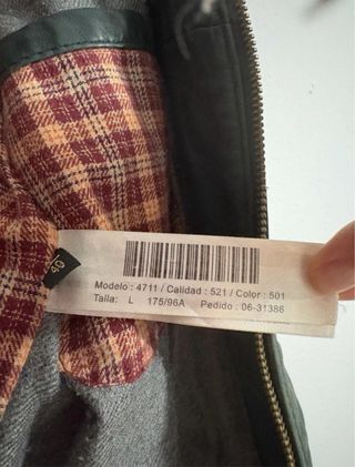 Cazadora Piel Massimo Dutti Verde