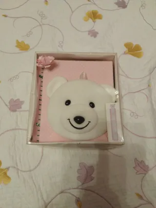 Medidor de altura rosa portafotos