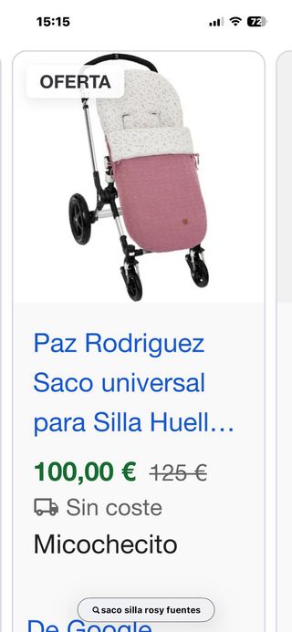 Saco universal para carrito de bebé Rosi Fuentes