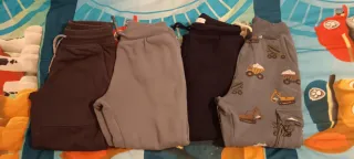 Lote 4 pantalones largos talla 5/6