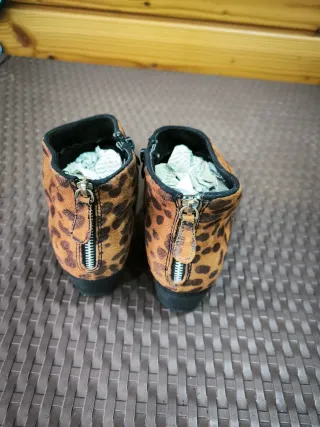 Botas estilo leopardo