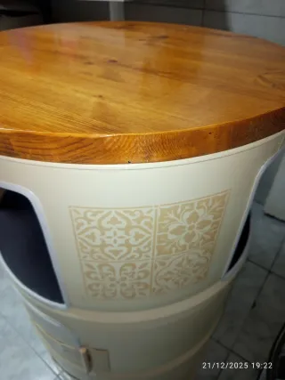 Mueble Bar Bidón Metálico 200L