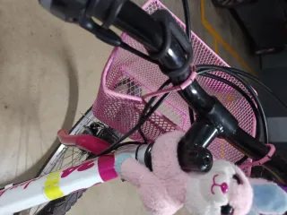 Bicicleta infantil 24 rosa y blanco