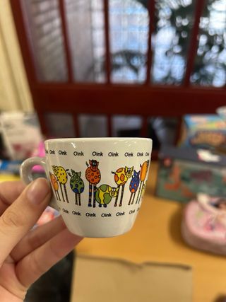 Juego 12 Tazas Café Porcelana