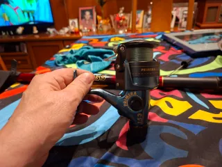 Carrete pesca Zebco 153 + Caña Browning 35