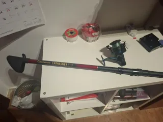 Carrete pesca Zebco 153 + Caña Browning 35