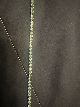 Tennis braccialetto azzurro oro