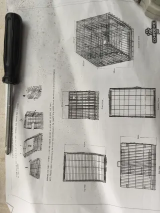 Jaula para perro negra