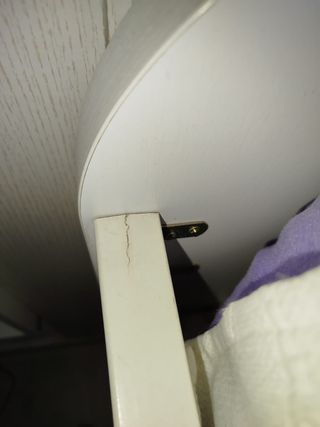 Cama nido blanca y gris