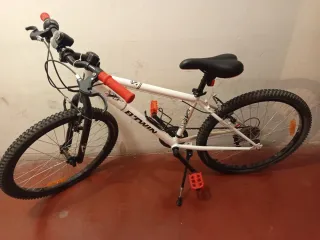 Bicicleta infantil BTWIN blanca 24 pulgadas