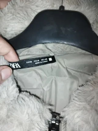 Chaqueta Zara Hombre Gris 2 veces