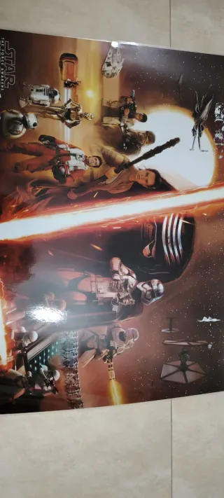 Póster Star Wars Yoda Darth Vader Kylo Ren