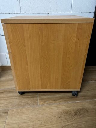 Cajonera de madera para escritorio