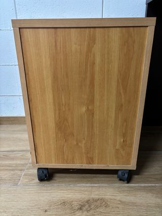 Cajonera de madera para escritorio