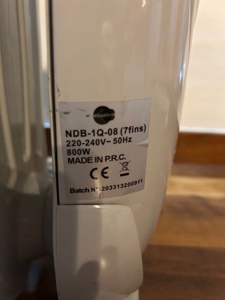 Radiador de aceite pequeño