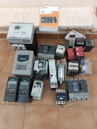 Lote material electrico industrial