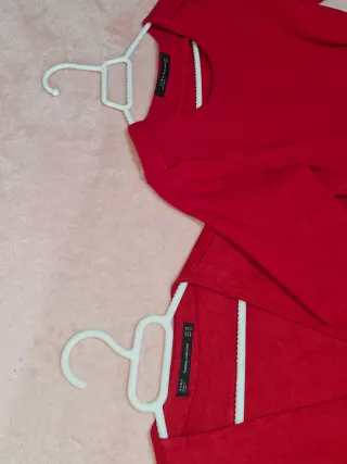 Vestidos cortos Zara rojos