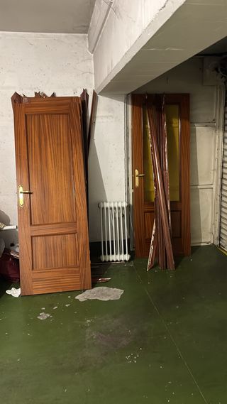 Puertas macizas de madera