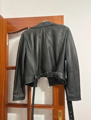 Cazadora Biker Zara Negra